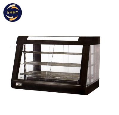 China 3 Layers Electric Commercial Buffet Food Display Warmer For Kitchen Equipment Display Showcase 900*480*640 for sale