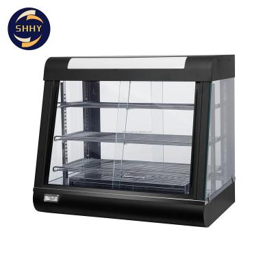 China 3 Layers Electric Commercial Food Buffet Display Warmer For Kitchen Equipment Display Showcase 660*480*640 for sale