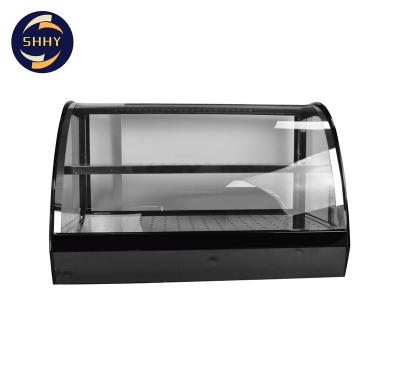 China Factory Price 2 Layers Electric Commercial Food Buffet Display Showcase Warmer For Kitchen Equipment 900*525*570 for sale