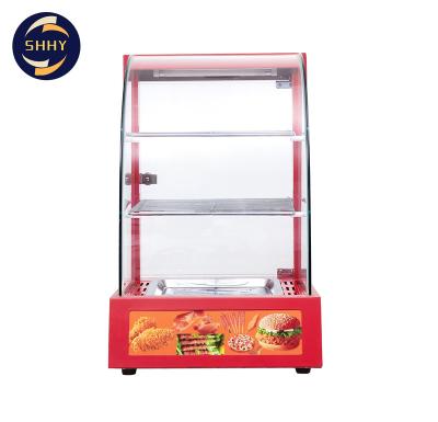 China Factory Wholesale Professional Countertop Food Warmer Cart Commercial Holding Cabinet Display Cabinet 380*460*600 for sale