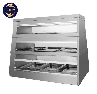 China New Factory Price Sales Type Electric Food Heater Food Warmer Display Counter 1200*760*1000 Food Warmer Display Showcase for sale