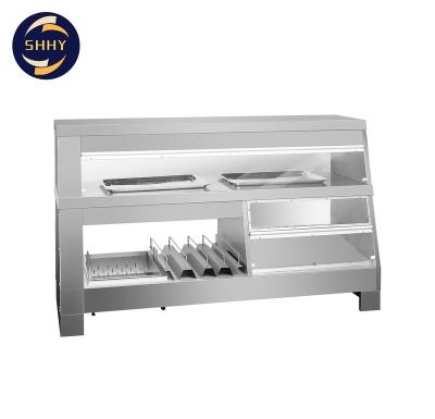 China Factory Direct Wholesale Approved Food Heater Tease Display Wholesale Price Dishes Commercial Food Heater Showcase 1500*580*940 for sale