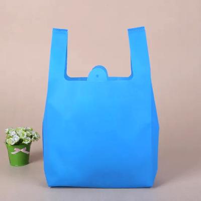 China Customized High Quality Eco-friendly Vest Bag With Logo Or Customized T-shirt Bag for sale