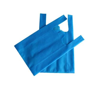 China Eco Friendly Bag, China Manufacturer Hot Selling Reusable 45gsm Non Woven Grocery T-shirt Shopping Bags for sale