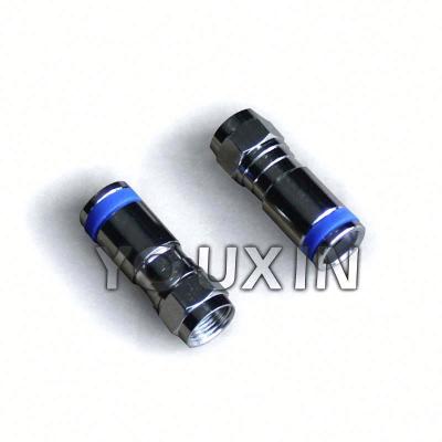 China RF Low Price CATV Male f Compression Connectors Manufacturer (Metal) for sale