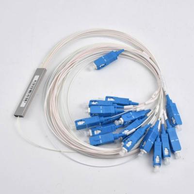 China FTTH PLC 1X32 Fiber Optic Splitter Bare Type Without Connector 250um Passive Optic Splitter for sale