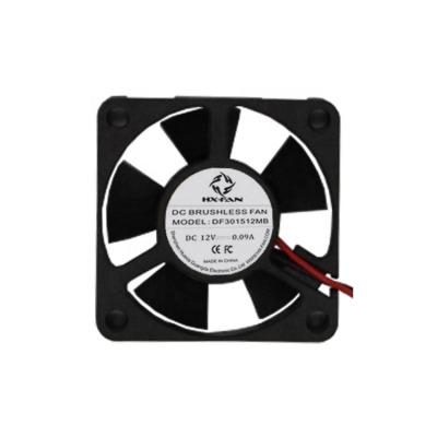 China Computer Case DF301512MB Cooling DC Axial Fan 12V 30X30X15mm Two Ball Bearing for sale