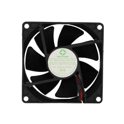 China Dust protected part for FFU DF802512HB High Speed ​​80x80x25mm DC 12V Axial Air Flow Industrial Fan for sale