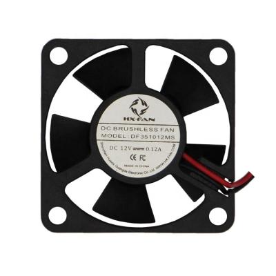 China Industrial Equipment DF351012MS Silent Mini Customize 12V 35x35x10mm DC Axial Fan for sale