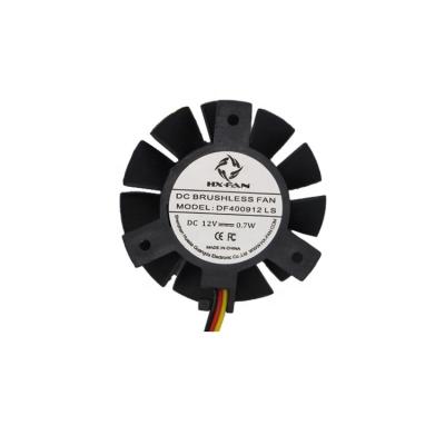 China Low Speed ​​Industrial Equipment DF400912LS 12V 40X40X9mm DC Brushless Fan for sale