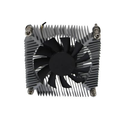 China Custom Computer Case DF701012MB 12V 70x70x10mm Bracket With 85x85x19mm Aluminum Heatsink Fan for sale