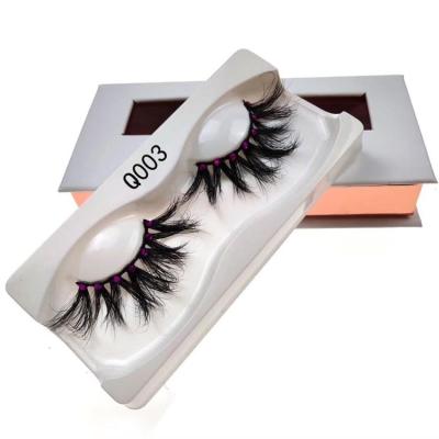 China Vegan Friendly Diamond Mink Lashes Private Label Lashes 22mm 25mm Mink Lashes Custom Packaging for sale