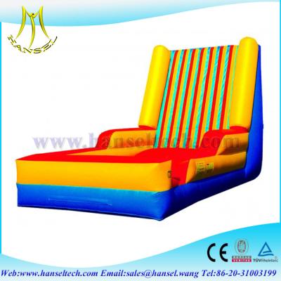 China Hansel hot sale inflatable velcro wall, Cheap inflatable bouncer stick wall for sale for sale