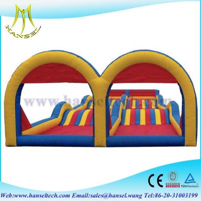 China Hansel high quality outdoor inflatable racing game inflatable sports games for sale