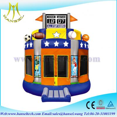 China Hansel popular funny inflatable trampolines from china for children for sale