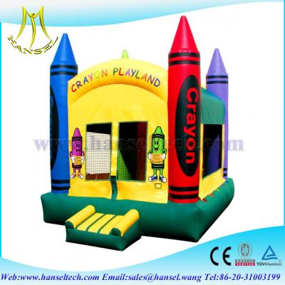 China Hansel top sale inflatable funny kids toys air castle rentals for sale