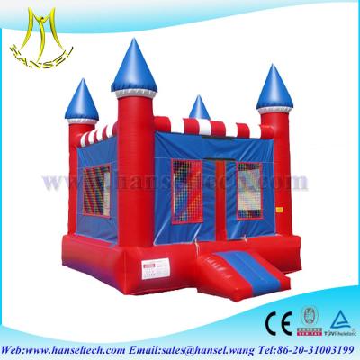 China Hansel popular funny wholesale inflatable bouncers for kids in park for sale