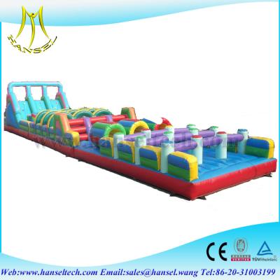 China Hansel spinning playground equipment,obstacle sport game indoor and outdoor for sale