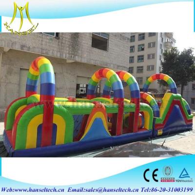 China Hansel diy playground equipment,obstacle sport game indoor and outdoor for sale