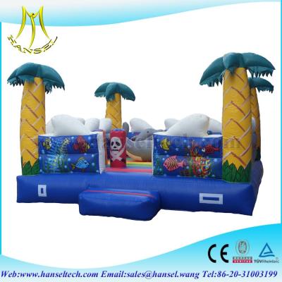 China Hansel terrfic children size inflatable castle for commercial for sale