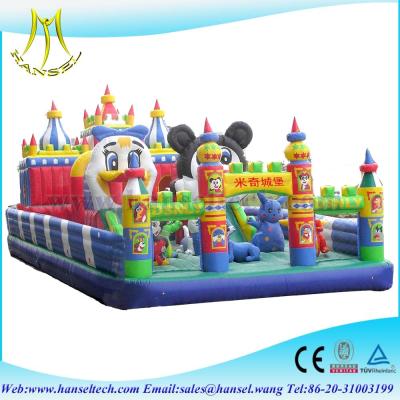 China Hansel commercial pony inflatable bouncer for kids mickey for sale