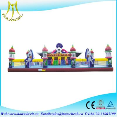 China Hansel plastic commercial popular childrens outdoor toys fun city for sale