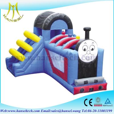 China Hansel lovely thomas the train inflatable bounce houses for kids for sale