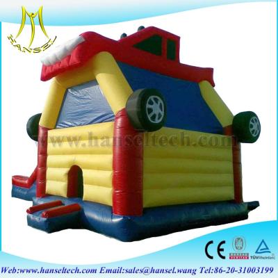 China Hansel popular car kids jumping castle for entertainment for sale