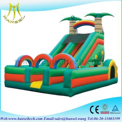 China Hansel best quality giant inflatable slide,playing equipment for wholesale for sale