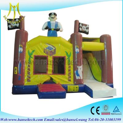 China Hansel popular pirate ship bouncy castle for commercial use for sale