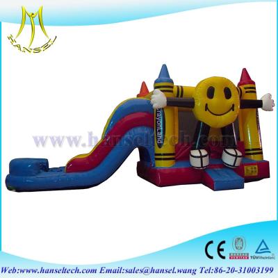 China Hansel high quality smile jumping castle blower fun zone machine for sale