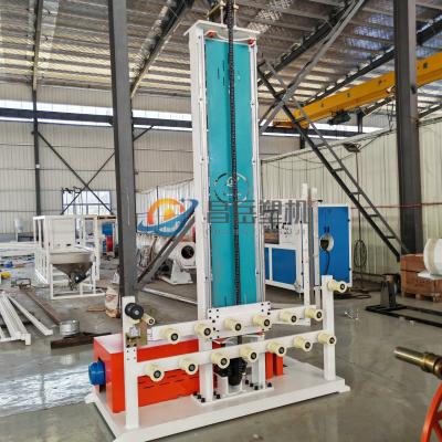 China PE PP Geo Strap Extrusion Line 90kW Coated Band Plastic Extrusion Line for sale