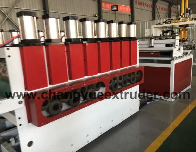 China Automatic PVC/WPC Board Machine With Weg/Siemens Motor For 1220mm Sheet for sale