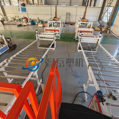 China Stable Performance Plastic PVC MARBLE SHEET / UV BOARD Extruder with ABB/Delta Inverter for sale