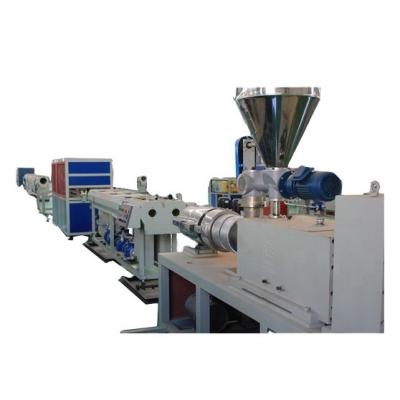 China 38CrMoALA Material Twin Conical Screw Extruder for Two Cavity PVC Pipe Production Line for sale