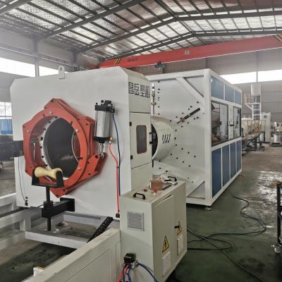 China HDPE PIPE EXTRUSION MACHINE with gas pipe for sale