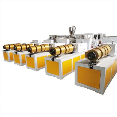 China 8mm PVC Trunking Extrusion Line 40Kg/H UPVC Window Profile Extrusion Machine for sale