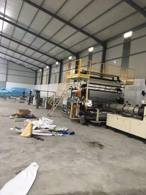 China Building Decoration PVC Sheet Production Line Sheet Width 700-2000mm 25*1.5*2.5 with High Capacity for sale