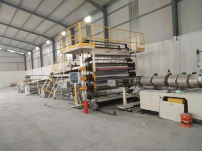 China 600Kg/H PVC Marble Sheet Production Line 2mm-4mm Thickness PVC Sheet Line for sale