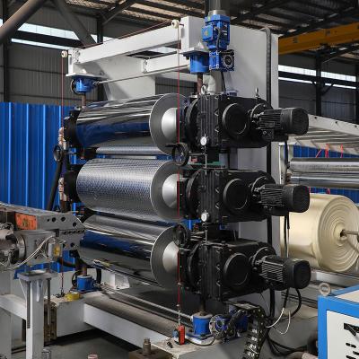 China Automatic PVC Sheet Extruder Computerized PVC Marble Sheet Production Line for sale