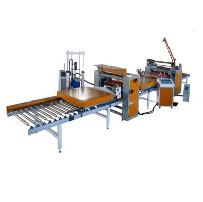 China Woodworking PVC PUR Laminating Machine Automatic Film End Cutting for sale