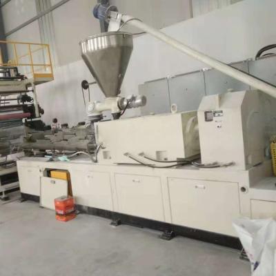 Chine Machine de fabrication de panneaux en plastique à extrudeuse de tuyaux contemporaine dans la ligne de production pour les États-Unis à vendre