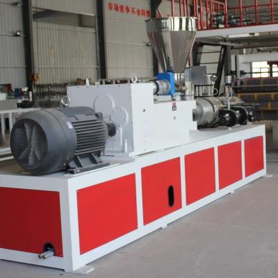 China Double Screw PVC Marble Sheet Machine 1220*2440mm Marble Sheet Production Line for sale