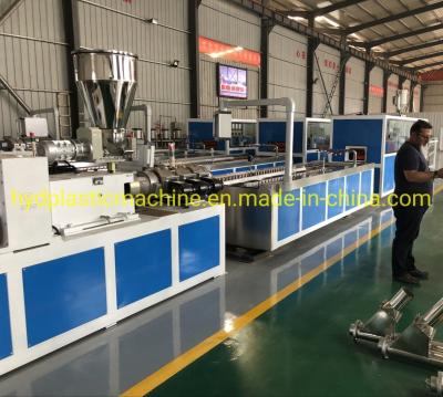 China SJSZ 51/105 WPC Wall Panel Machine 300mm PVC Foam Board Extrusion Line for sale