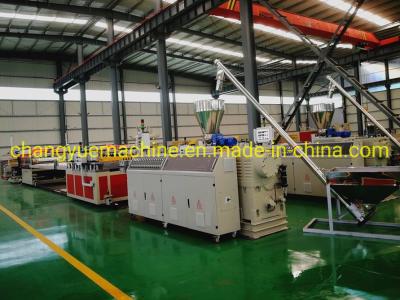 China Solid WPC Board Production Line 80/156 Foam Board Production Line Customized for sale