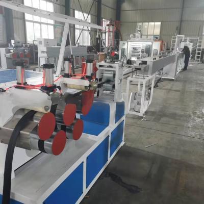 China 30Kn-120Kn Geo Strap Band Extrusion Line 120mm Plastic Sheet Extruder for sale