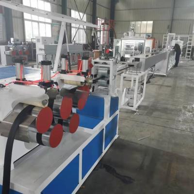 China 40kw PE PET Strapping Band Extrusion Line Geo Plastic Extruders Machine for sale