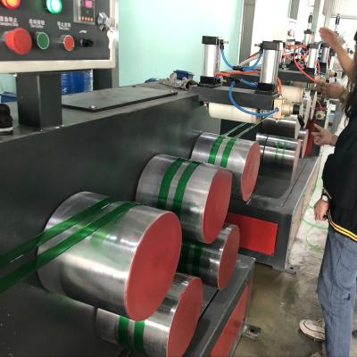 China Automatic PET/PP Strap Band Production Line with cotton packing for sale