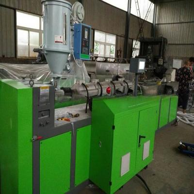 China Deep Screw Structure Great PE Single Wall Corrugated Pipe Extruder Production Line for sale