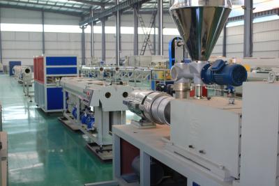 China Plastic CPVC Electric Conduit Pipe Production Line PVC Dual Pipe Extruder Machine for sale